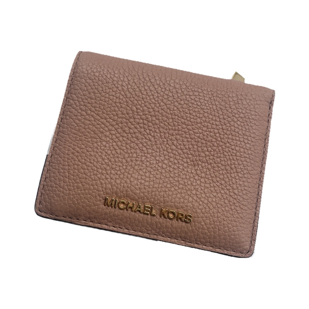 Michael Kors Blush Leather Square Wallet